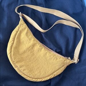 Uniqlo Round Mini Shoulder Bag Gold, NWOT